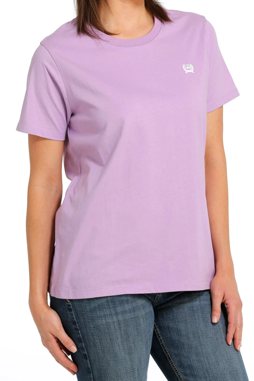 Cinch Women's Rodeo Brand Short Sleeve Lilac T-Shirt 3 Cinch Women's Rodeo Brand Short Sleeve Lilac T-Shirt
