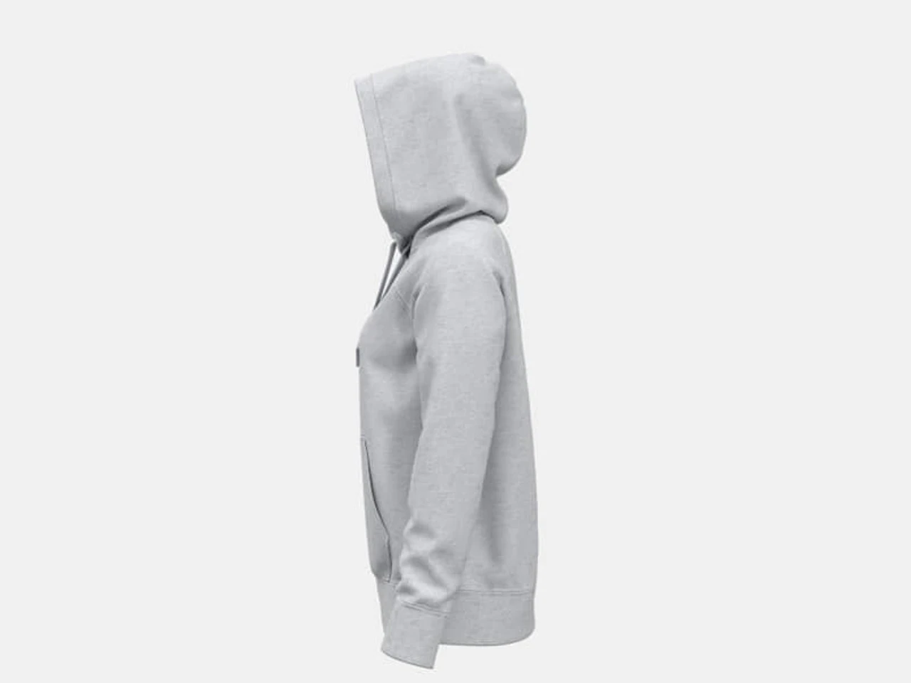 Under Armour Women's Freedom Logo Rival Hoodie Gray 5 Under Armour Women's Freedom Logo Rival Hoodie Gray - Image 3