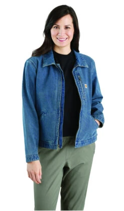 Carhartt Womens Loose Fit Denim Detroit Jacket