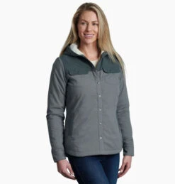 Kuhls Womens Sagebrush Artisan Hooded Shirtjak