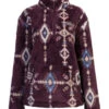 Hooey Ladies Fleece Pullover Maroon/Aztec -Hey Dude Central P2852700 1 45688.1697132017