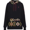 Hooey Womens Summit Navy/Aztec Hoody 1 Hooey Womens Summit Navy/Aztec Hoody -Hey Dude Central P2852750 1 09530.1697132020