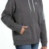 Cinch Ladies Grey Hoodie 2 Cinch Ladies Grey Hoodie -Hey Dude Central P2853765 1 09651.1697129908