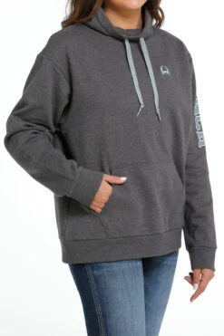 Cinch Ladies Grey Hoodie