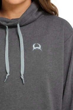 Cinch Ladies Grey Hoodie -Hey Dude Central P2853765 3 79840.1692380234