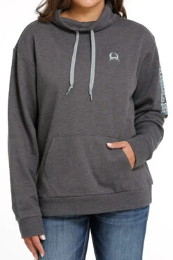 Cinch Ladies Grey Hoodie -Hey Dude Central P2853765 4 72660.1692380235