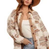 West & Wild Womens Multi Aztec Brushed Shacket 1 West & Wild Womens Multi Aztec Brushed Shacket -Hey Dude Central P2856830 1 42131.1697129935