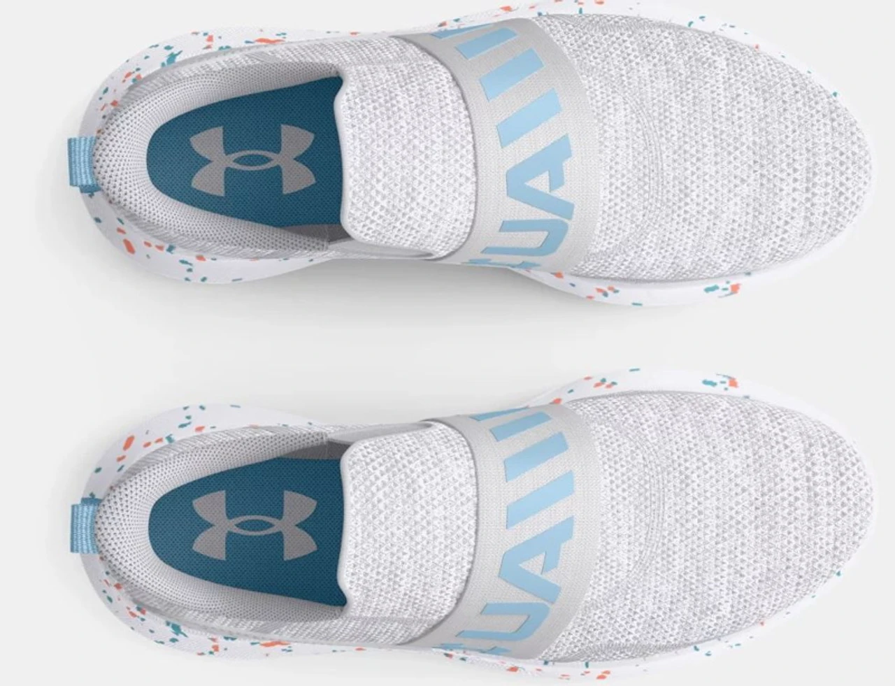 Under Armour Womens Surge 3 Slip Paint Splatter Running Shoes 5 Under Armour Womens Surge 3 Slip Paint Splatter Running Shoes - Image 3