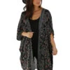 Nostalgia Women's Short Sleeve Black Multi Print Kimono 1 Nostalgia Women's Short Sleeve Black Multi Print Kimono -Hey Dude Central P2880690 1 19089.1697131938