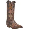 Laredo Women's Sylvan Brown Floral Snip Toe Cowgirl Boots -Hey Dude Central P2894030 1 71197.1697132611